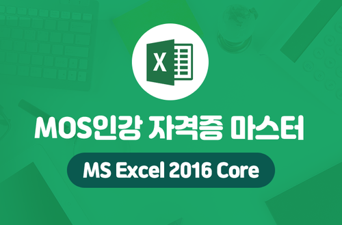 MOS인강 자격증 마스터 -MS Excel 2016 Core-