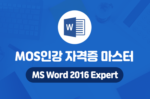 MOS인강 자격증 마스터 -MS Word 2016 Expert-